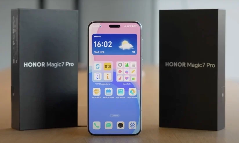 immagine che raffigura il nuovo smartphone Honor Magic 7 Pro