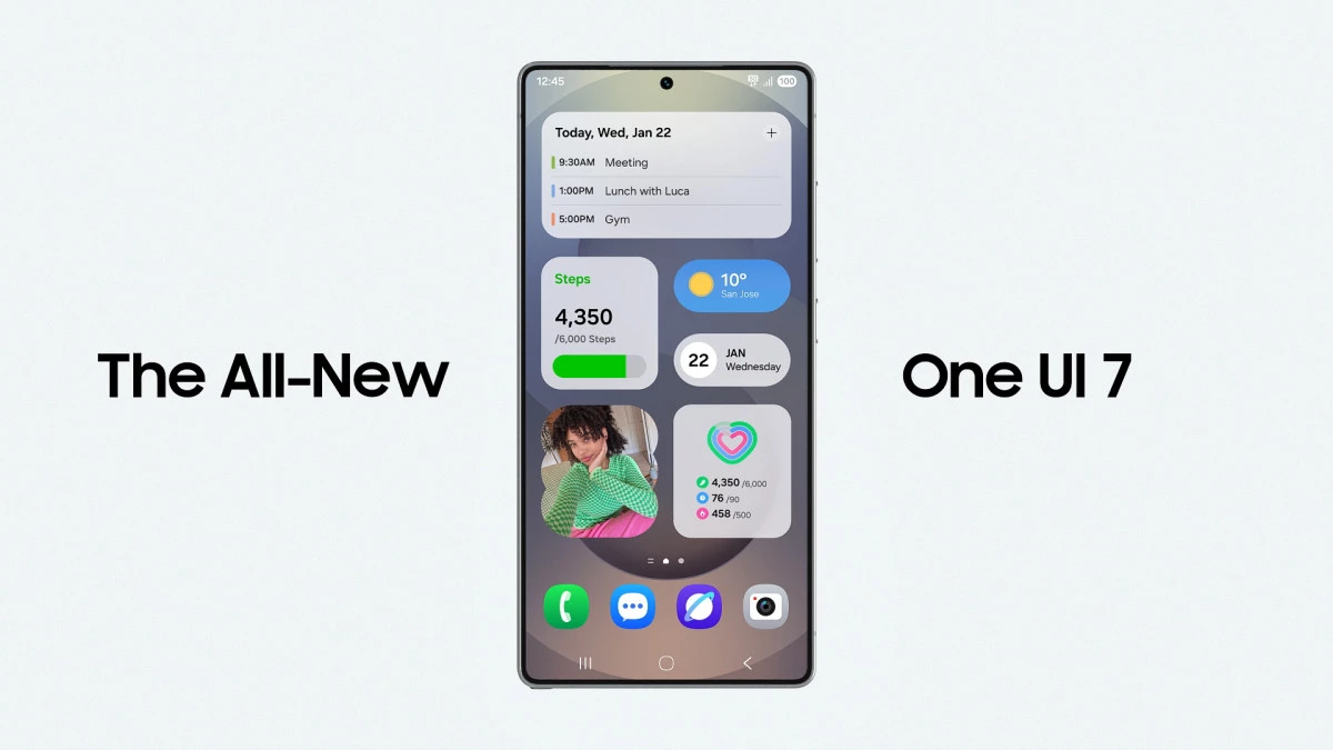 immagine che raffigura la nuova interfaccia samsung 