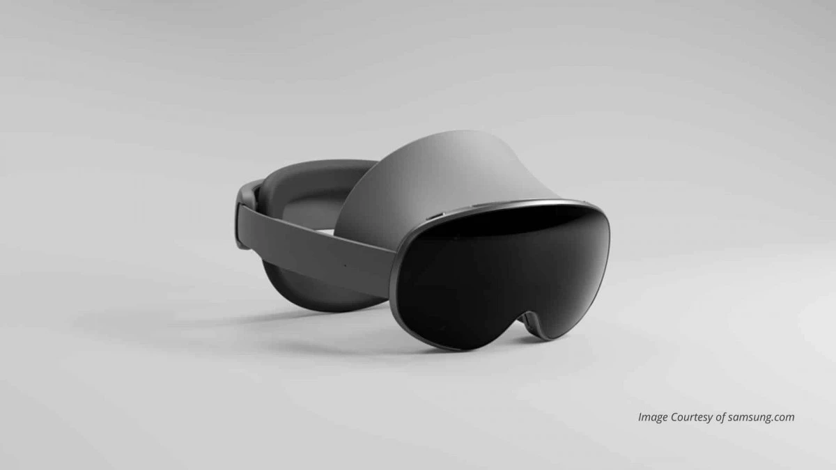 immagine che raffigura il nuovo visore per la realtà estesa di Samsung