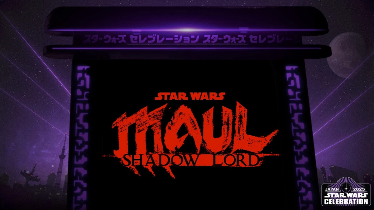 logo della nuova serie tv animata Star Wars Maul Shadow Lord